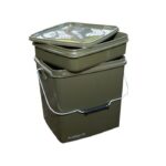 Trakker Plastový kýbl Olive Square Container 13l