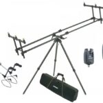 Mivardi Stojan Tripod Premium + ZDARMA  2 x Hlásič EASY Camo a 2 x Swing EASY red & green