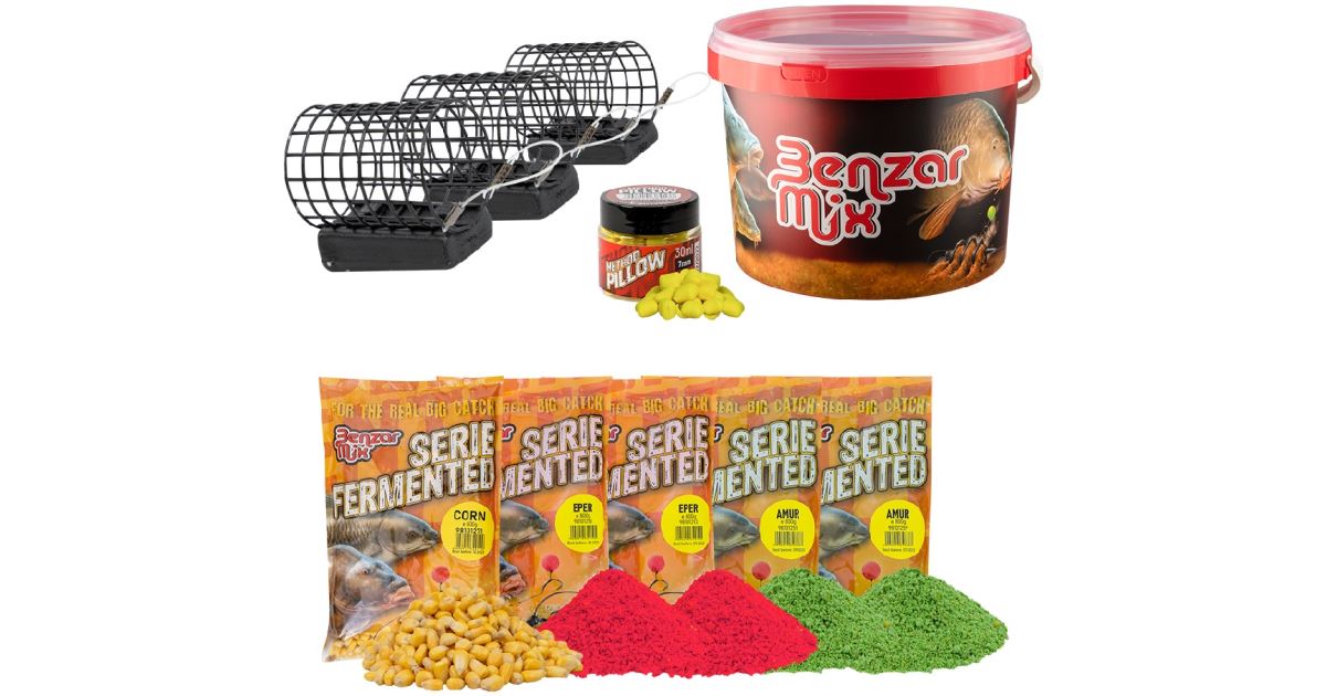 Benzar Mix Set Krmení Pro Kapry A Amury S Kbelíkem - recenze a zkušenosti