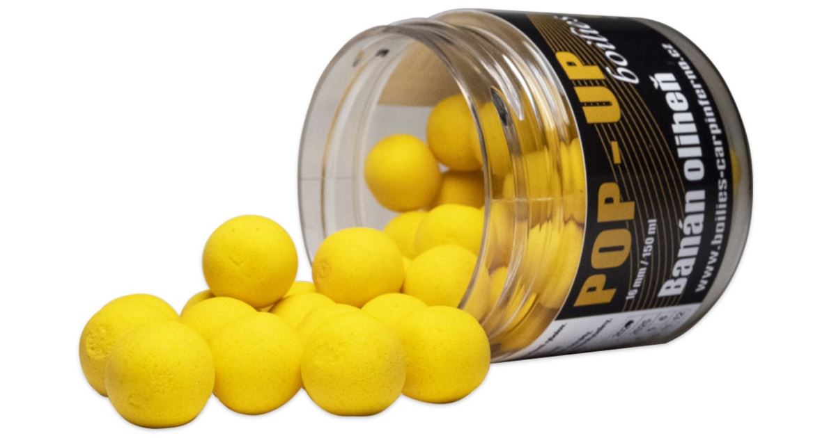 Carp Inferno Pop Up Boilies 150 ml 16 mm Banán Oliheň - recenze a zkušenosti