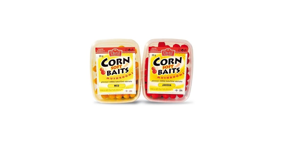 Chytil Měkčená Nástraha Corn Soft Baits Mushrooms 20 g - recenze a zkušenosti