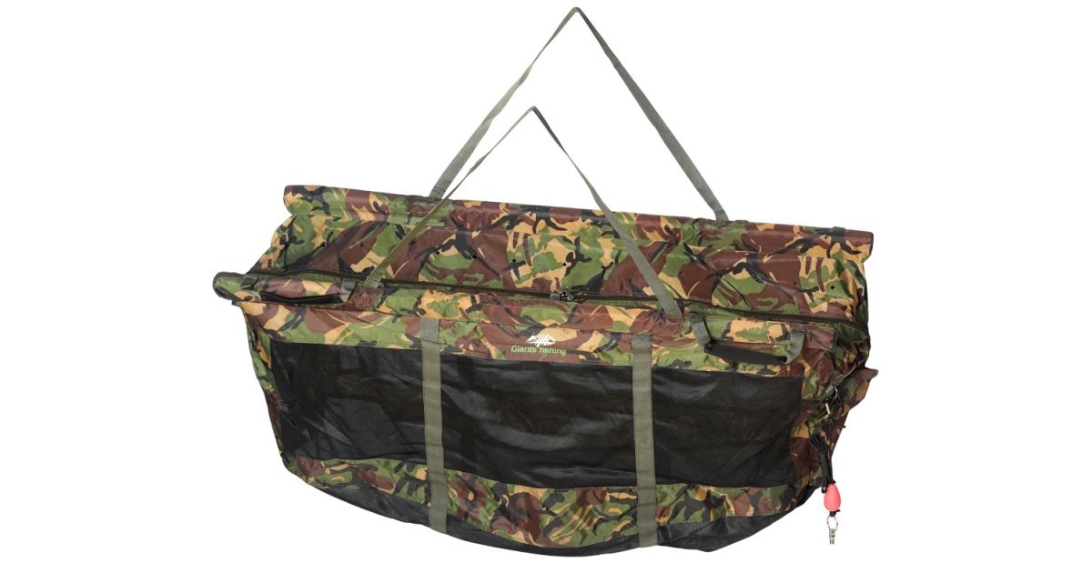 Giants Fishing Vážící Sak Plovoucí Weigh Sling Floating Luxury Camo XL - recenze a zkušenosti
