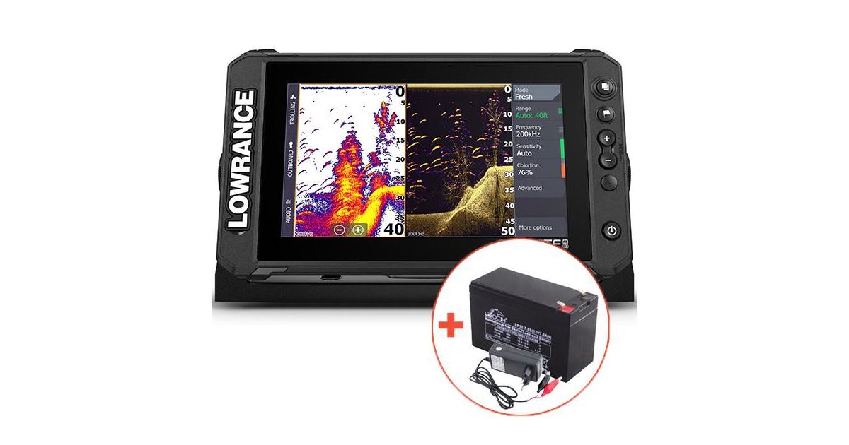Lowrance Echolot Elite FS 9 Bez Sondy - recenze a zkušenosti