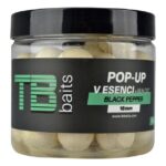 TB Baits Plovoucí Boilie Pop-Up White Black Pepper + NHDC 65 g - recenze a zkušenosti