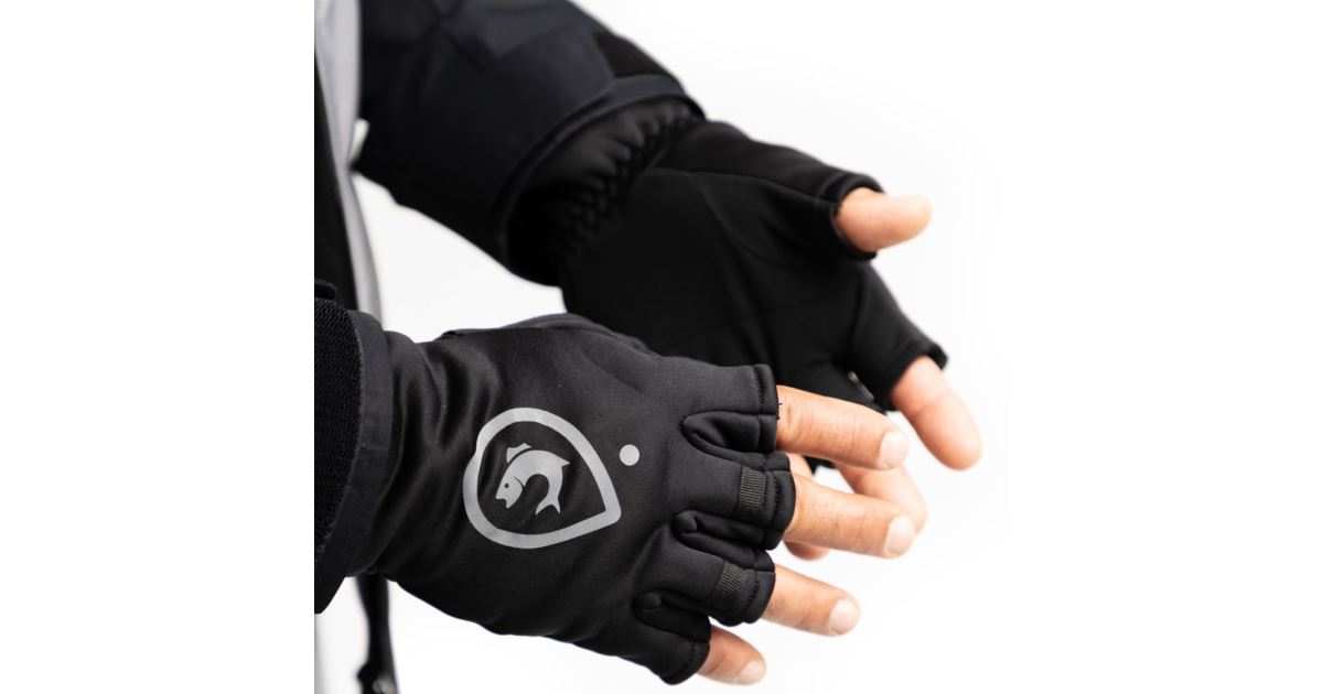 Adventer & Fishing Rukavice Zateplené Black s Krátkými Prsty - recenze a zkušenosti