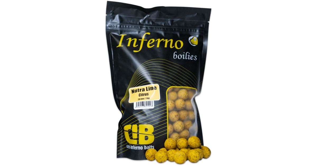 Carp Inferno Boilies Nutra Line Citrus - recenze a zkušenosti