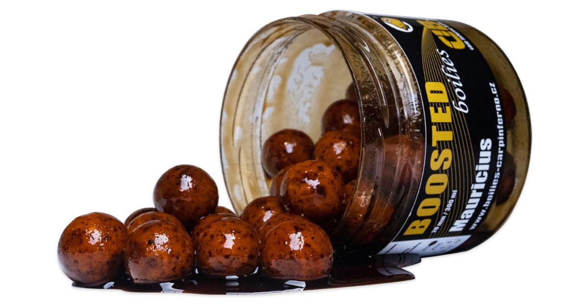 Carp Inferno Boosted Boilies Nutra Line 300 ml 20 mm Mauricius - recenze a zkušenosti