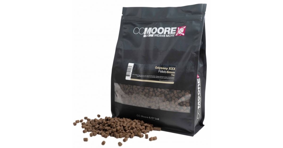 CC Moore Pelety Odyssey XXX 1 kg - recenze a zkušenosti
