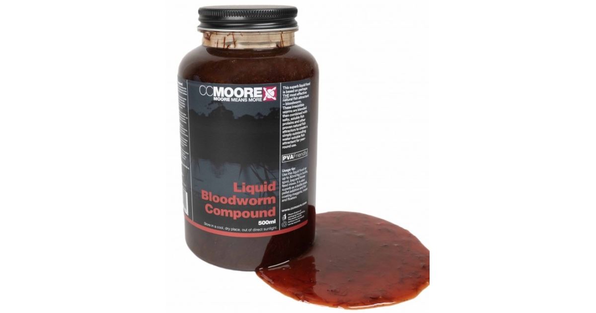 CC Moore Tekutá Potrava Liquid Bloodworm Compound 500 ml - recenze a zkušenosti