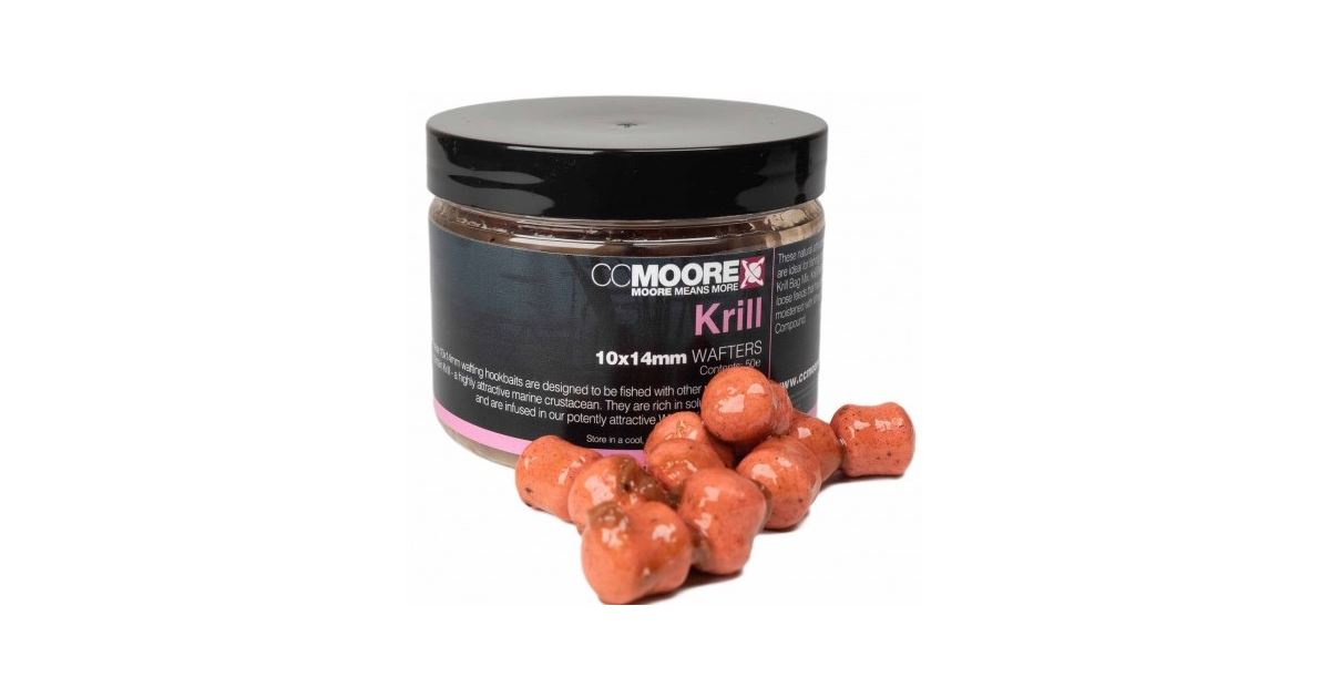 CC Moore Wafters v Dipu Krillové 10x14 mm 50 ks - recenze a zkušenosti
