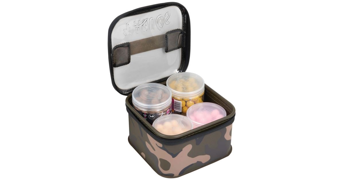 Fox Pouzdro Aquos Camo Bait Storage Small - recenze a zkušenosti