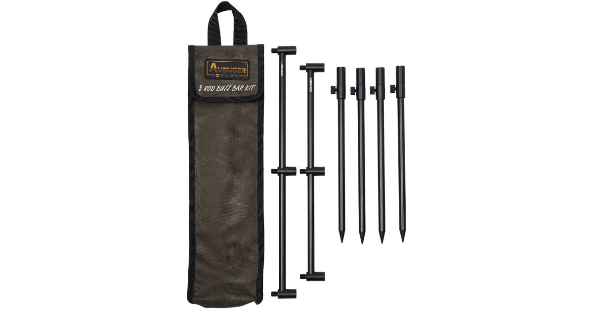 Prologic Set Vidliček A Hrazd Avenger Rod Buzz Bar Kits Carrycase 3 - recenze a zkušenosti