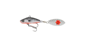 Savage Gear 3D Sticklebait Tailspin Sinking Black Red - recenze a zkušenosti