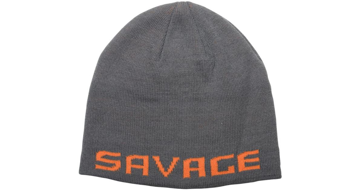 Savage Gear Čepice Logo Beanie One Size Rock Grey Orange - recenze a zkušenosti