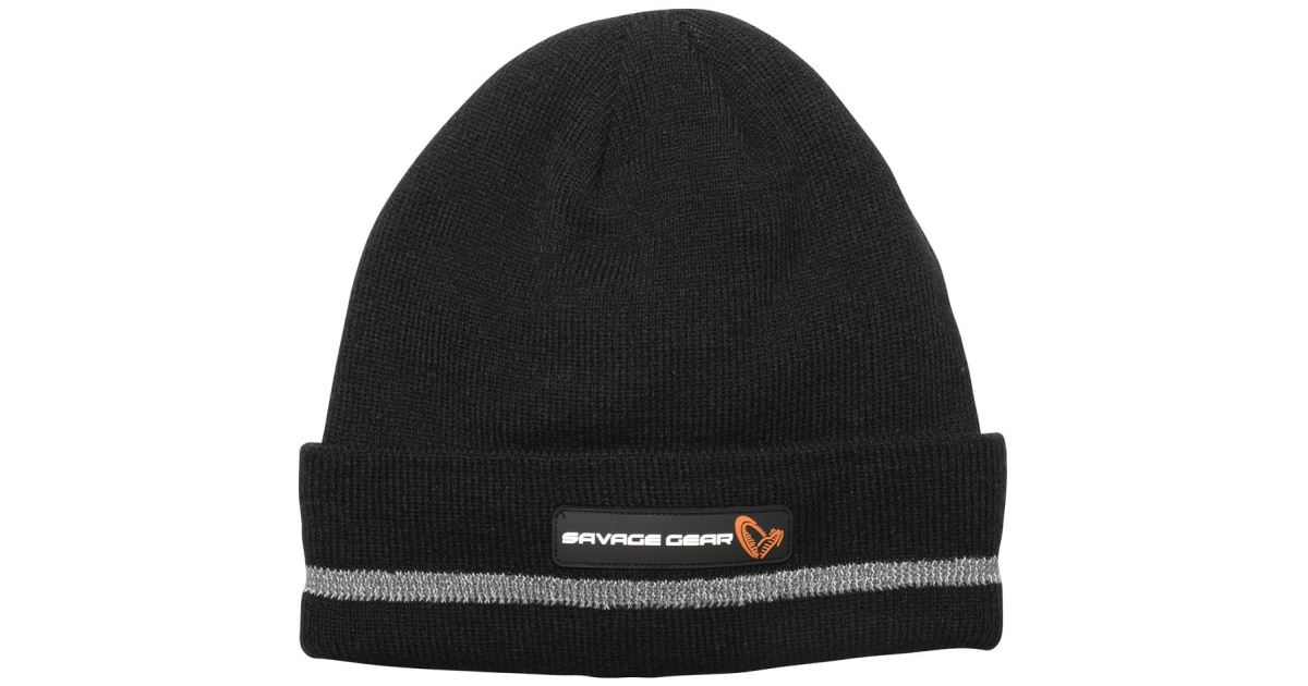 Savage Gear Čepice Refles Beanie One Size Black Reflex - recenze a zkušenosti
