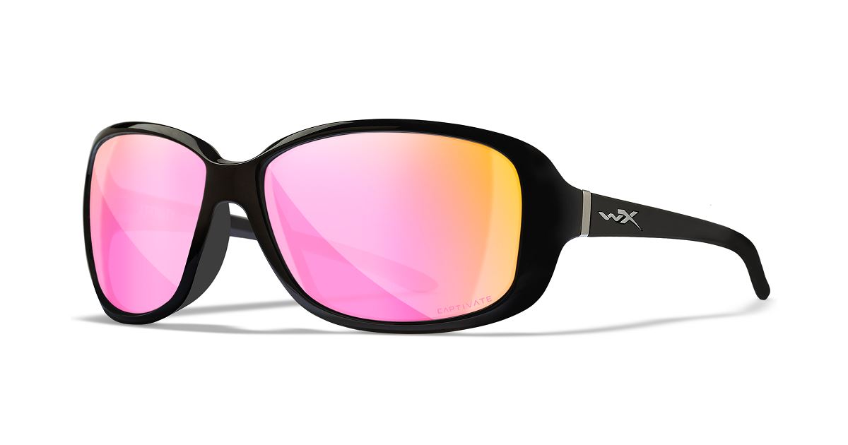 Wiley X Polarizační Brýle Affinity Captivate Polarized Rose Gold Mirror Smoke Green Gloss Black - recenze a zkušenosti