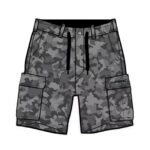 Shimano Kraťasy Cargo Shorts Grey Camo  - recenze