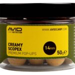 Avid Plovoucí boilie Premium Pop-Ups Creamy Scopex 14mm 50g  - recenze