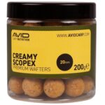 Avid Boilies Premium Wafters Creamy Scopex 20mm 200g  - recenze
