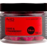 Avid Plovoucí boilie Classic Pop-Up Squid & Strawberry 14mm 50g  - recenze