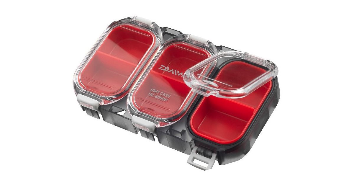 Daiwa Vodotěsná Krabička Waterproof Sealed Unit Case 900 Červená - 9 Přihrádek - recenze a zkušenosti