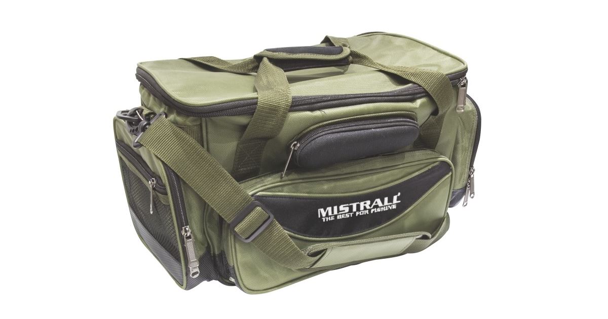 Mistrall Rybářská Taška s Pevným Dnem a Kapsami 48x25x24 cm - recenze a zkušenosti