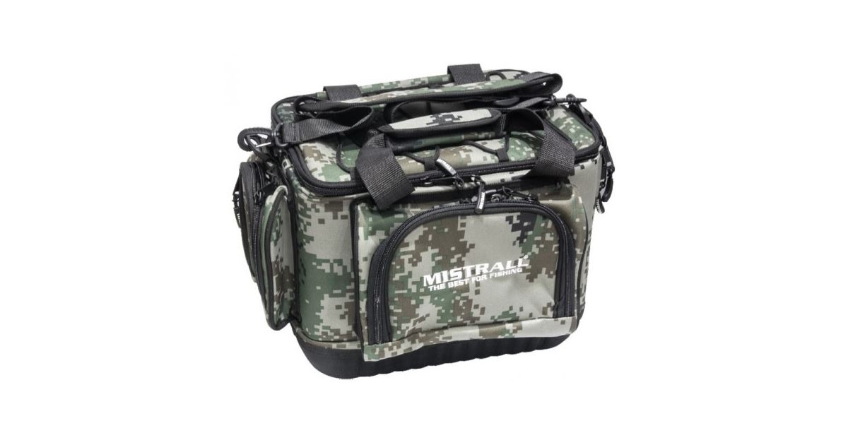 Mistrall Rybářská Taška s Pevným Dnem a Kapsami 48x30x26 cm - recenze a zkušenosti