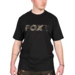 Fox Tričko Black / Camo Logo T-Shirt S - recenze