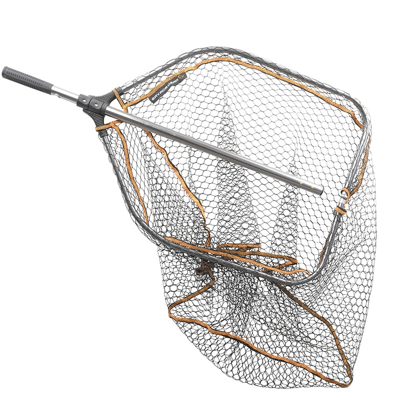 Savage Gear Podběrák Pro Tele Folding Rubber Large Mesh Landing Net L