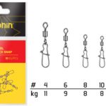 Delphin Karabinka s obratlíkem Rolling Swivel with Fastlock Snap B-01 10ks  - recenze