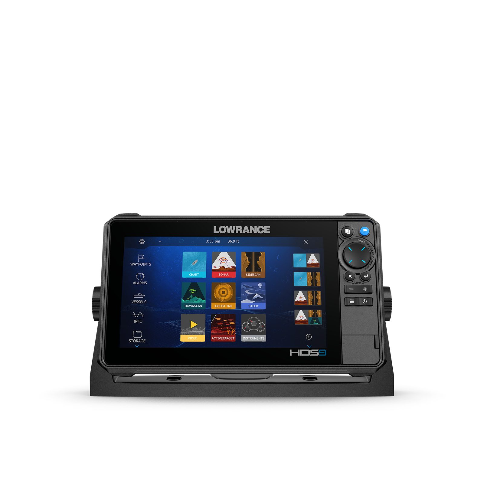 Lowrance Echolot HDS PRO 9 se sondou Active Imaging HD - recenze