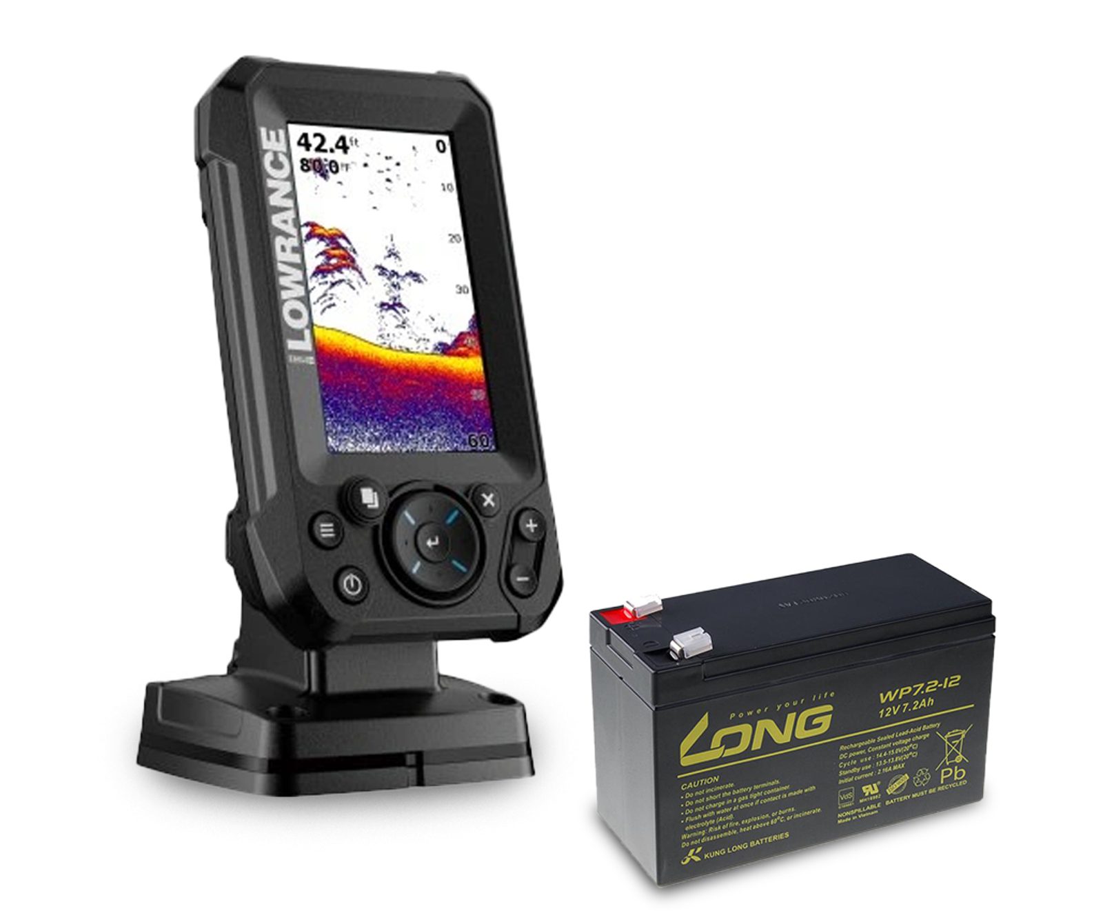 Lowrance Echolot Eagle 4X se Sondou Bullet + baterie ZDARMA - recenze
