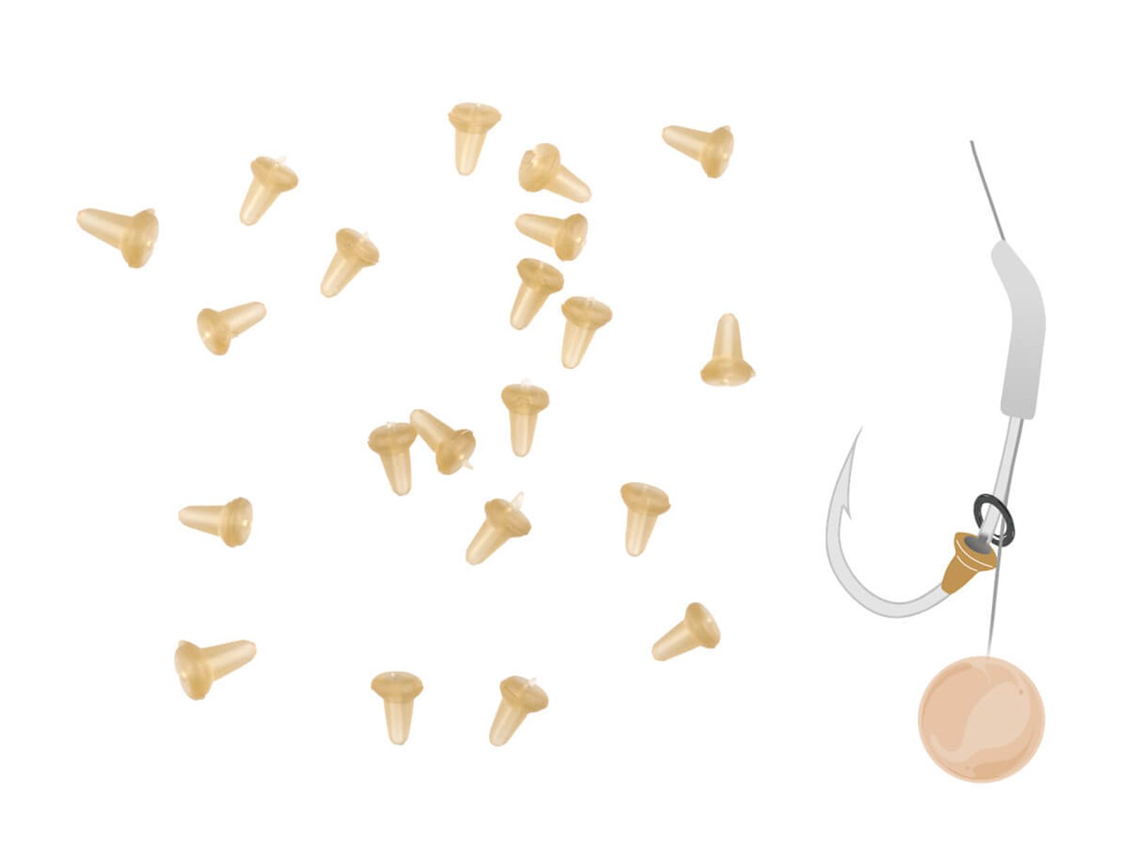 Zfish Zarážky na Háček Hook Beads Strong 20ks - recenze