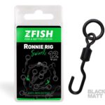 Zfish Obratlík Ronnie Rig Swivel Matt vel.12 10ks  - recenze