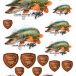 Giants Fishing Mix nálepek Štika 19ks  - recenze