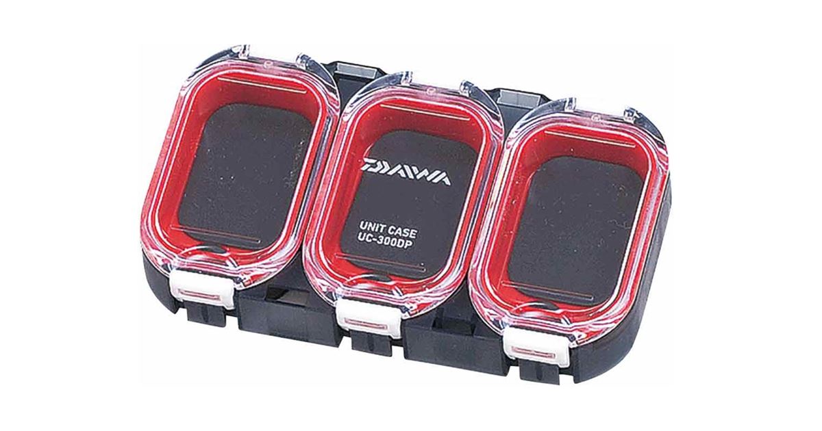 Daiwa Vodotěsná Krabička Waterproof Sealed Unit Case 300 Červená - 3 Přihrádky - recenze a zkušenosti
