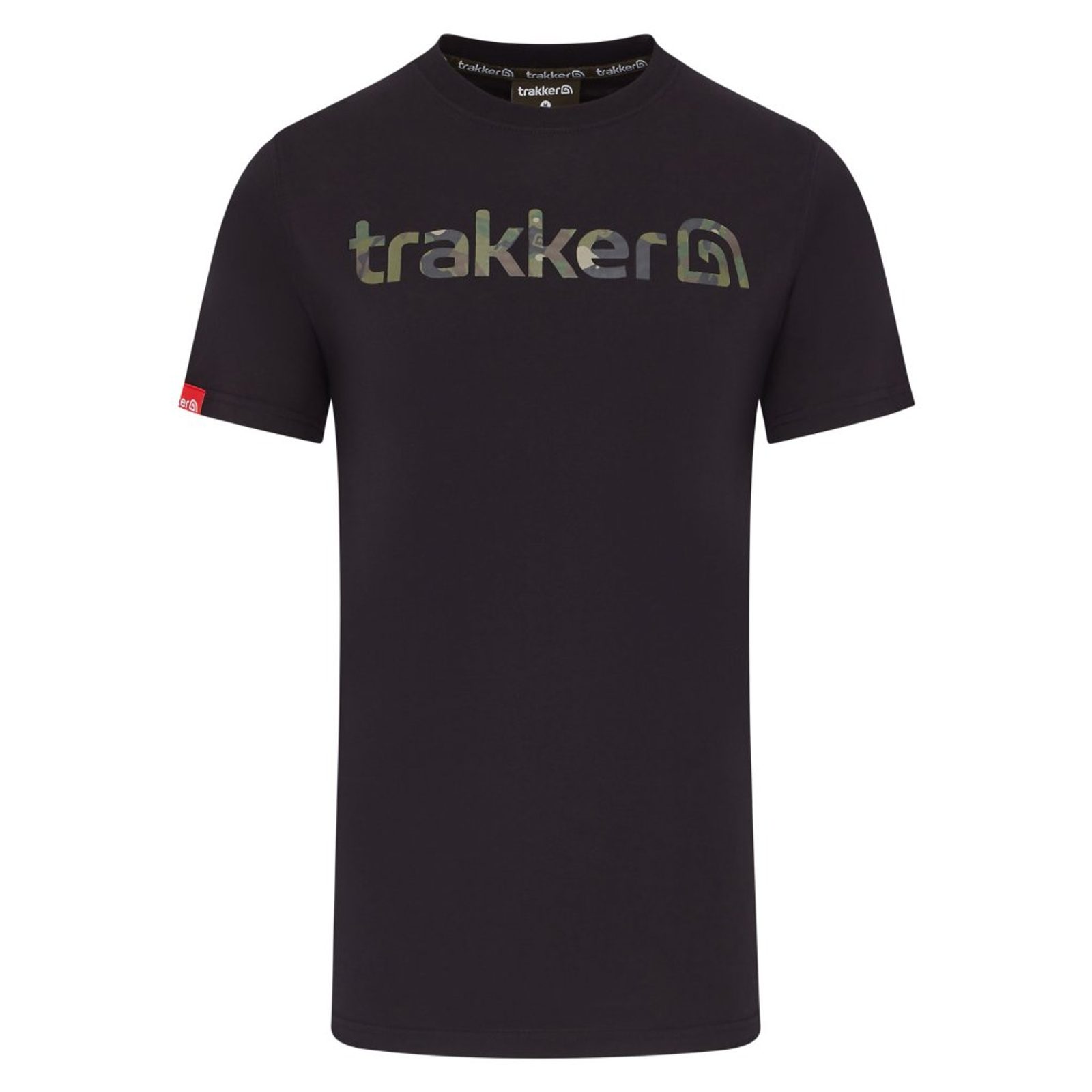 Trakker Tričko CR Logo T-shirt Black Camo S - recenze