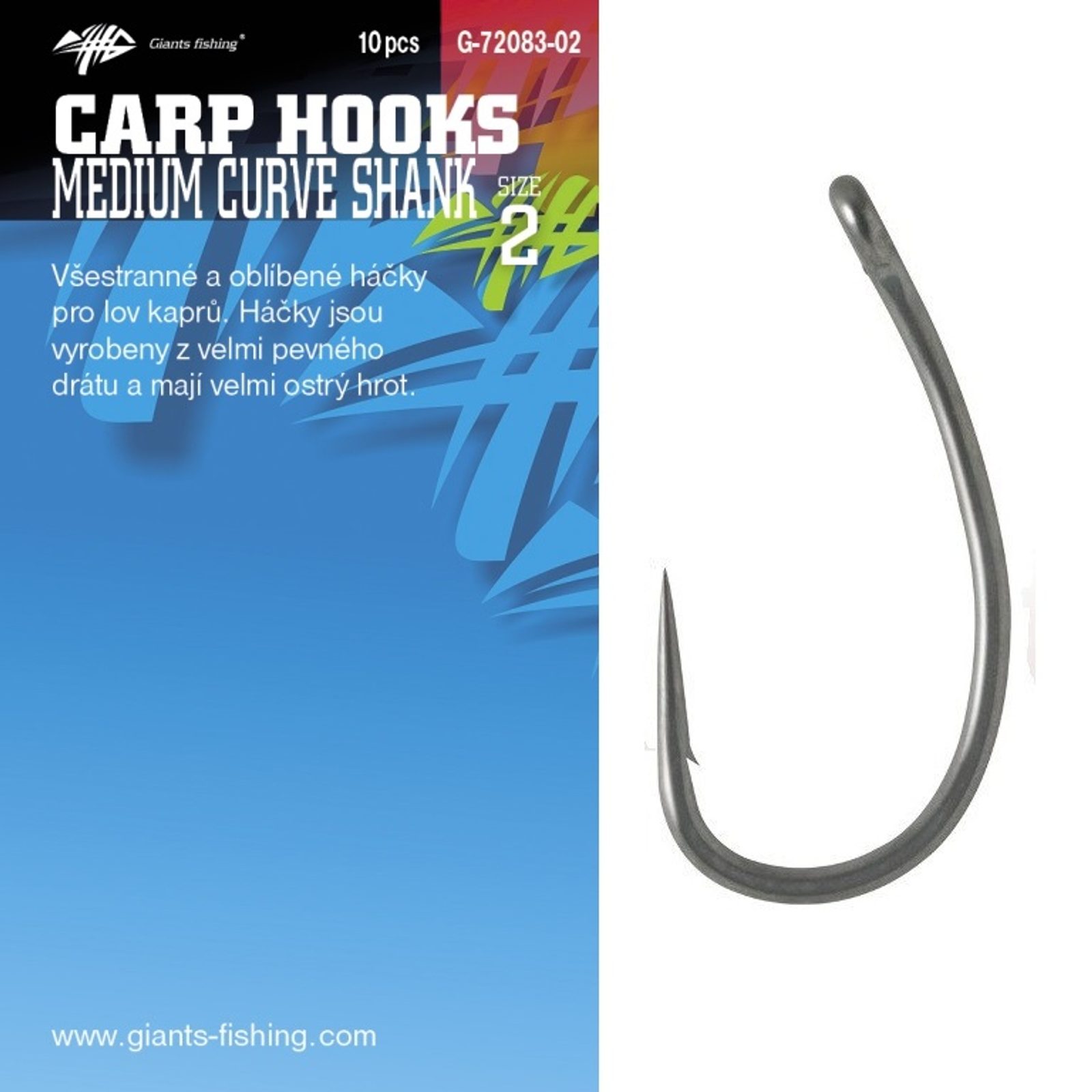 Giants Fishing Háček s očkem Medium Curve Shank 10ks
Všestranné a oblíbené háčky pro lov na kaprů, které jsou vyrobeny z velmi pevného drátu a…
5 variant
● Skladem
99
Kč - recenze
