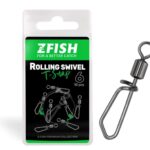 Zfish Obratlík s karabinkou Rolling swivel with T Snap 10ks  - recenze